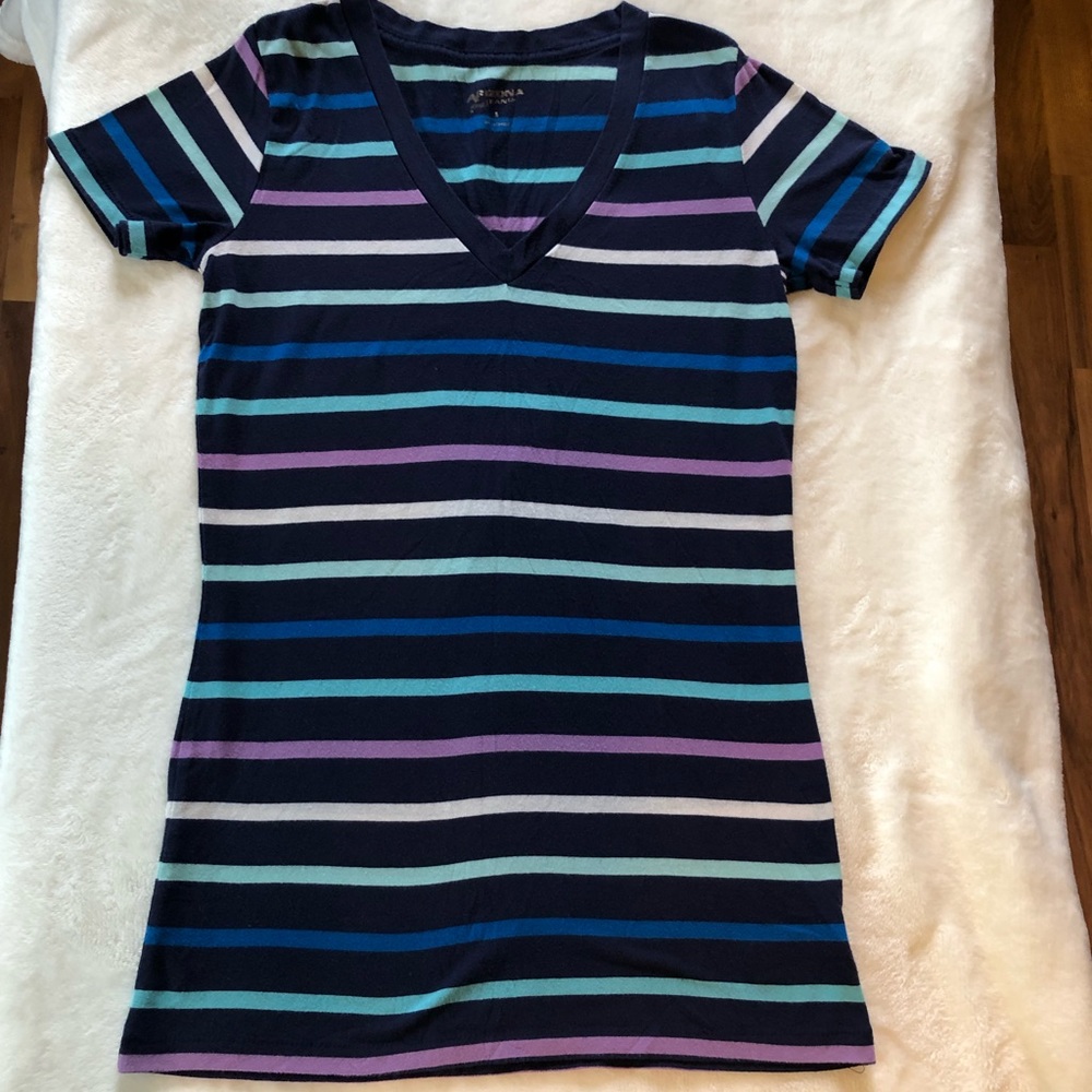 Striped v-neck size‎ S